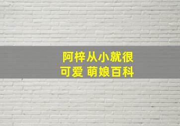 阿梓从小就很可爱 萌娘百科